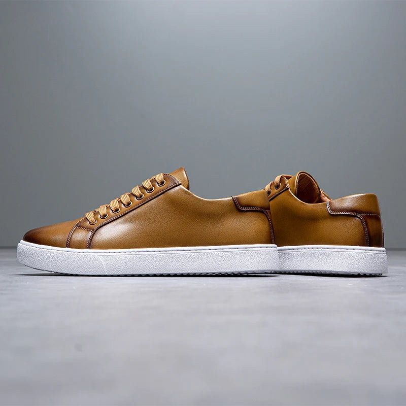 David™ - Læder Sneakers til Mænd