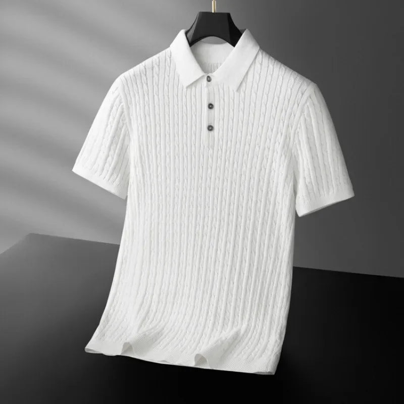 Loric Cotton Polo - Redwood Main