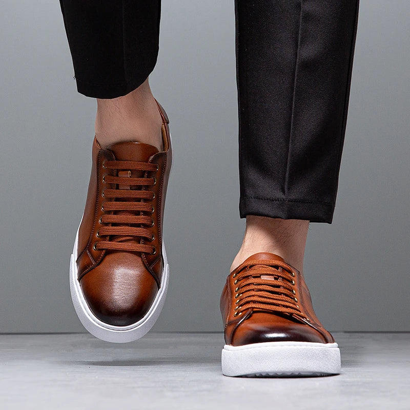 David™ - Læder Sneakers til Mænd
