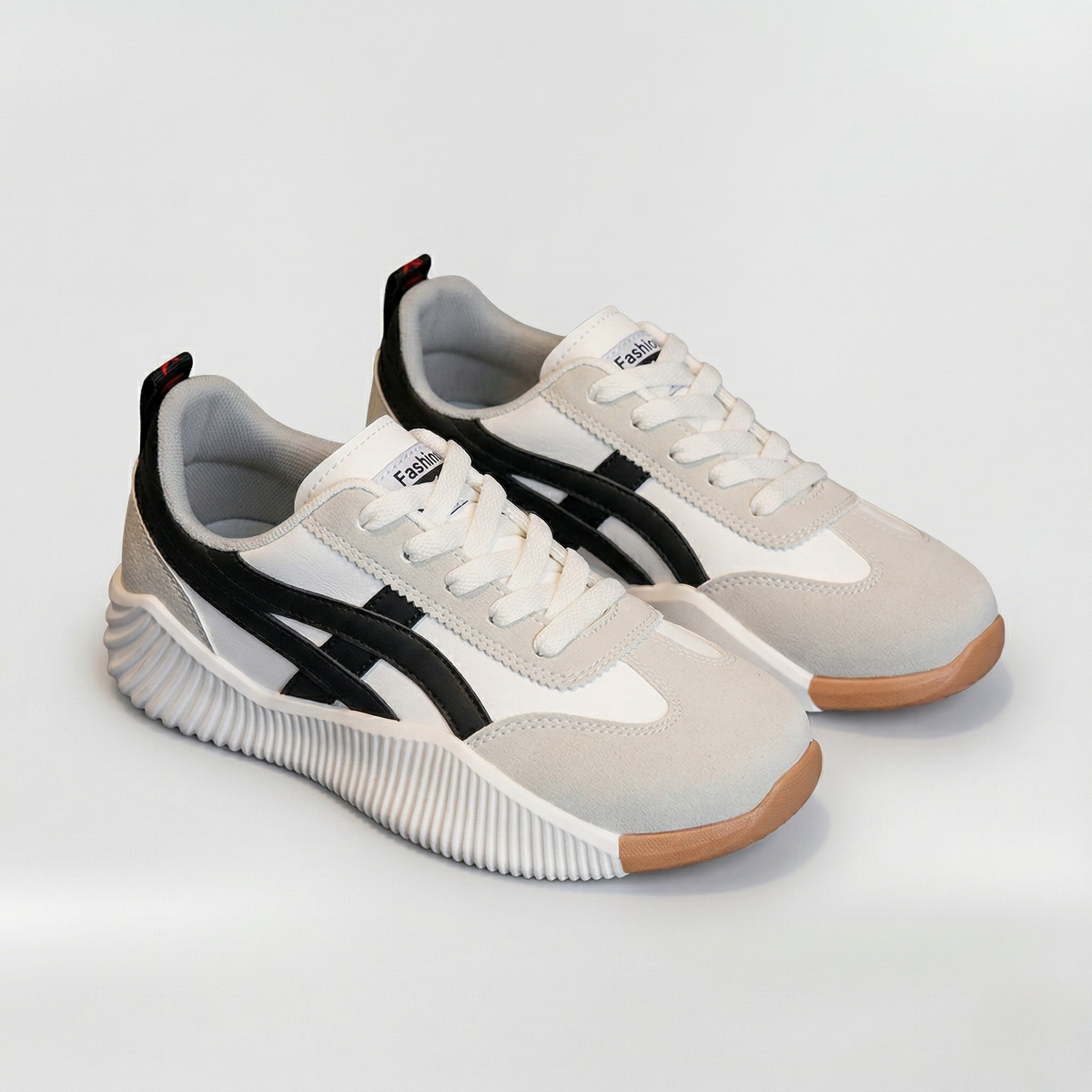 Sneakers Donna Casual con Lacci Scarpe Sportive Leggere per Tempo Libero e Passeggio