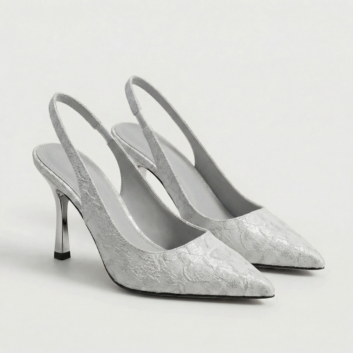 Sandali a Punta con Tacco da Donna – Eleganti Slingback Raffinati