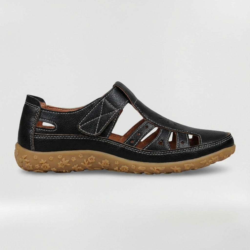 Sandali Donna Comfort con Chiusura a Strappo Scarpe Ortopediche Traspiranti Casual