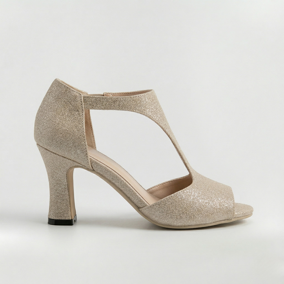 Sandali donna con tacco medio e punta aperta scarpe eleganti da sera e cerimonia