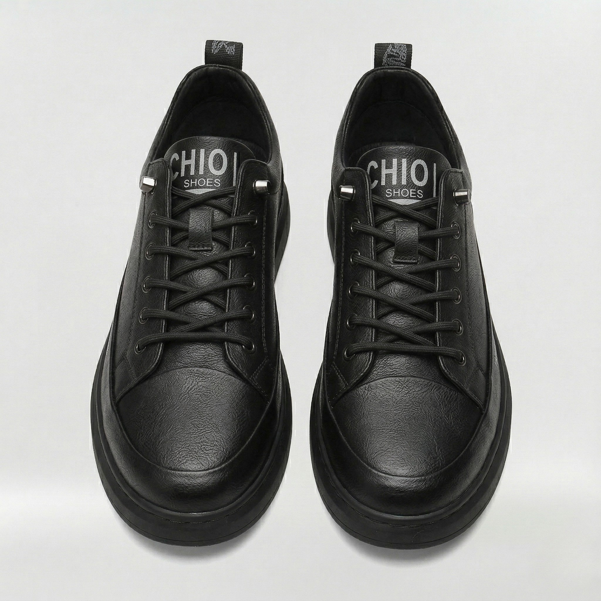 Sneakers Uomo Casual in Pelle Sintetica con Lacci Scarpe Basse Sportive Urbane