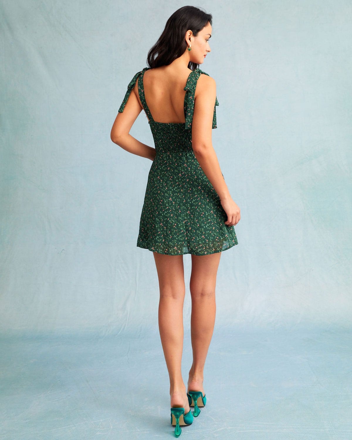 Arabella | Fitted Sweetheart Neck Summer Mini Dress