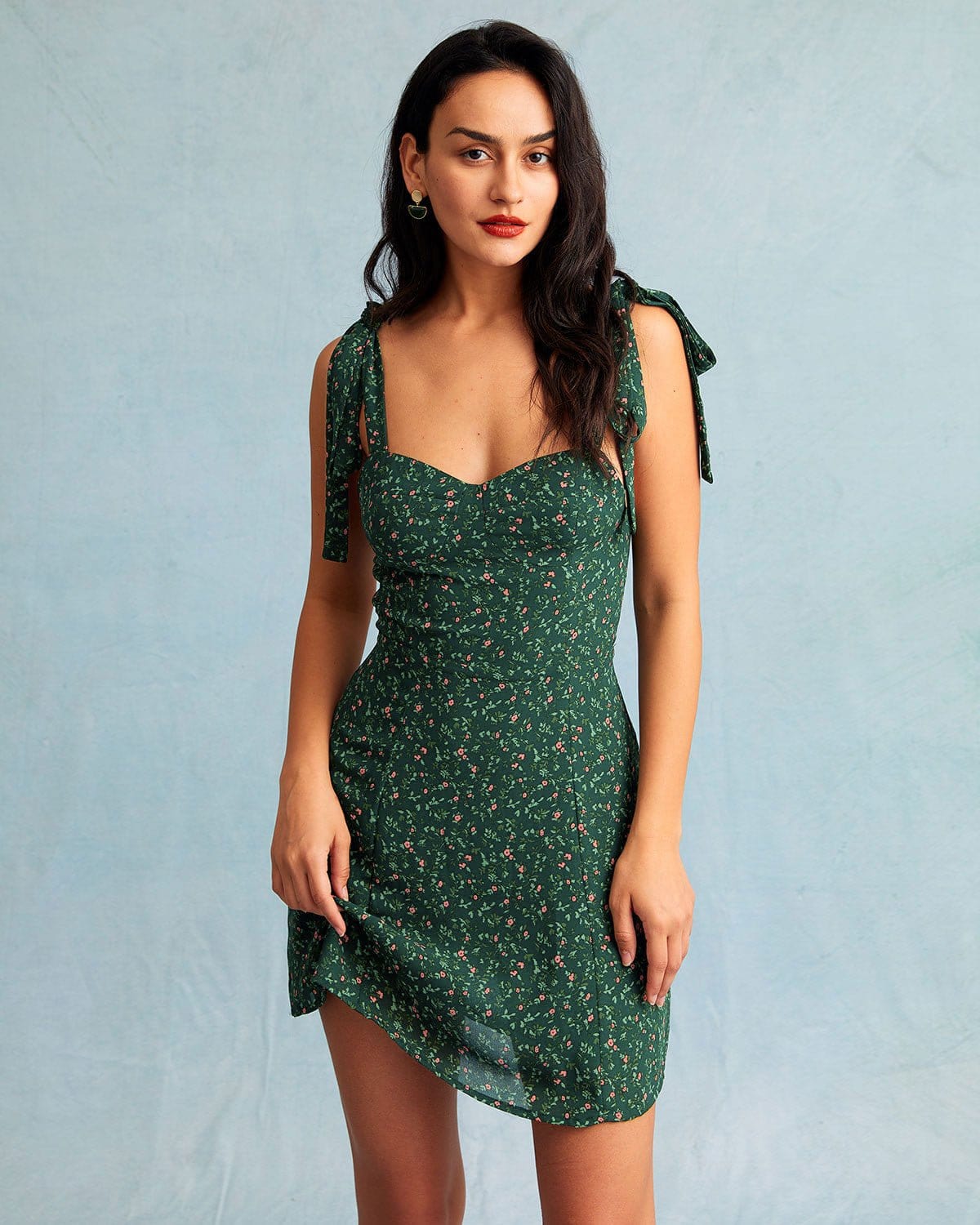Arabella | Fitted Sweetheart Neck Summer Mini Dress