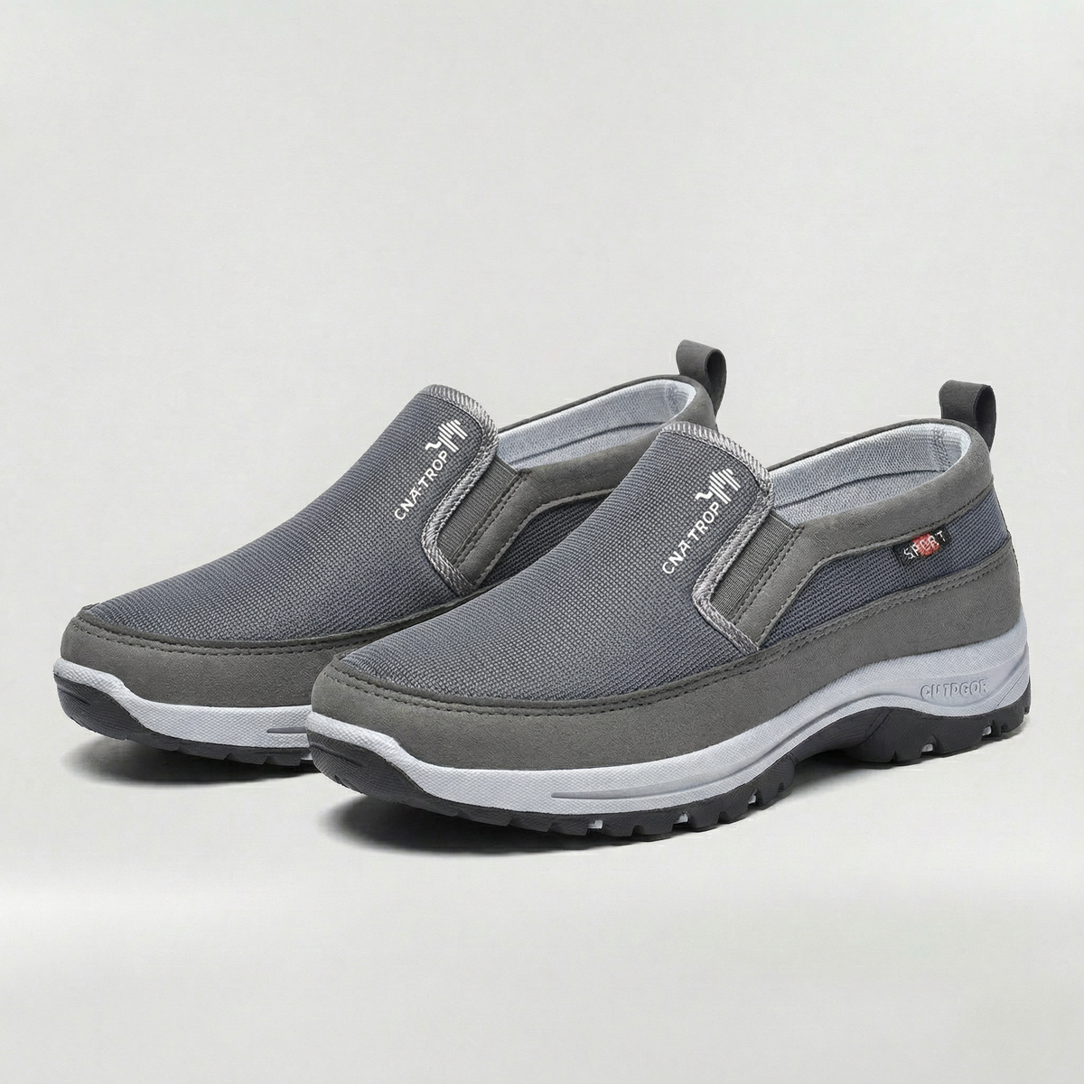 Scarpe Uomo Slip On Casual in Tessuto Traspirante con Suola Antiscivolo Outdoor