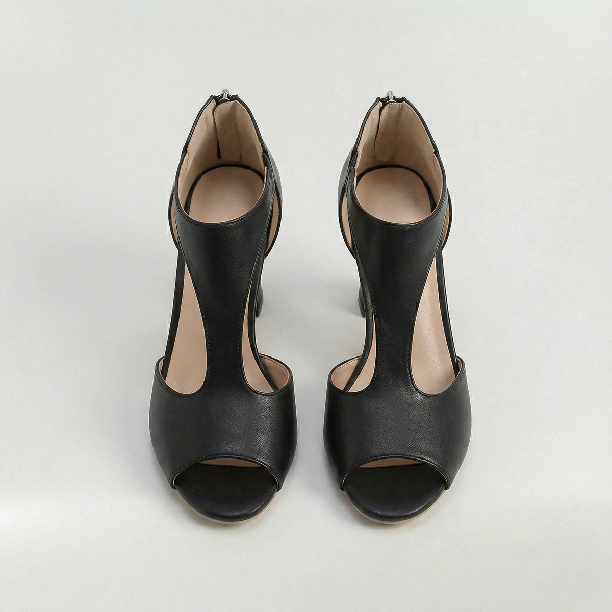 Sandali donna con tacco medio e punta aperta scarpe eleganti da sera e cerimonia