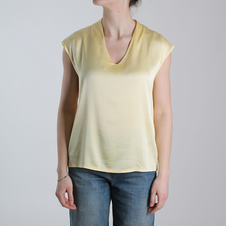 Blusa con scollo a V