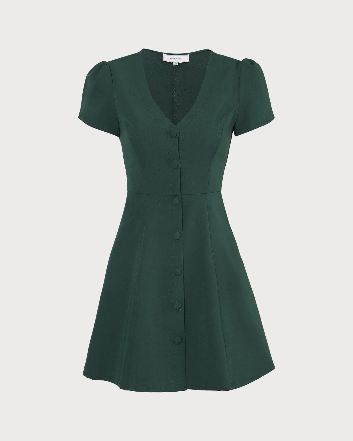 Clarissa | Relaxed Fit V Neck Button-Up Summer Dress