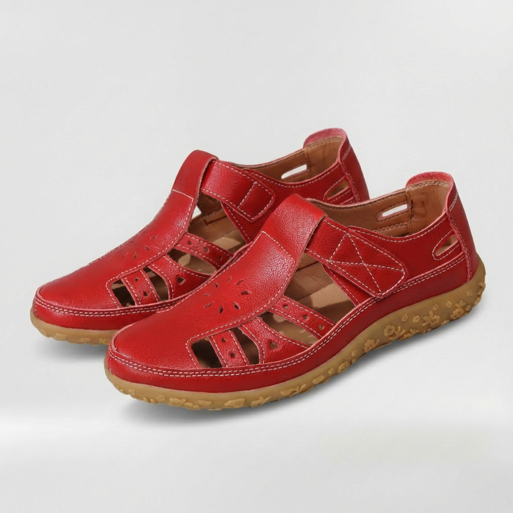 Sandali Donna Comfort con Chiusura a Strappo Scarpe Ortopediche Traspiranti Casual