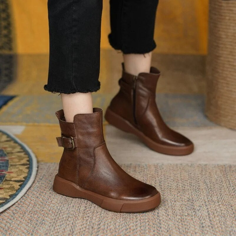 Belladonna - Stivaletti Vintage in Stile Classico