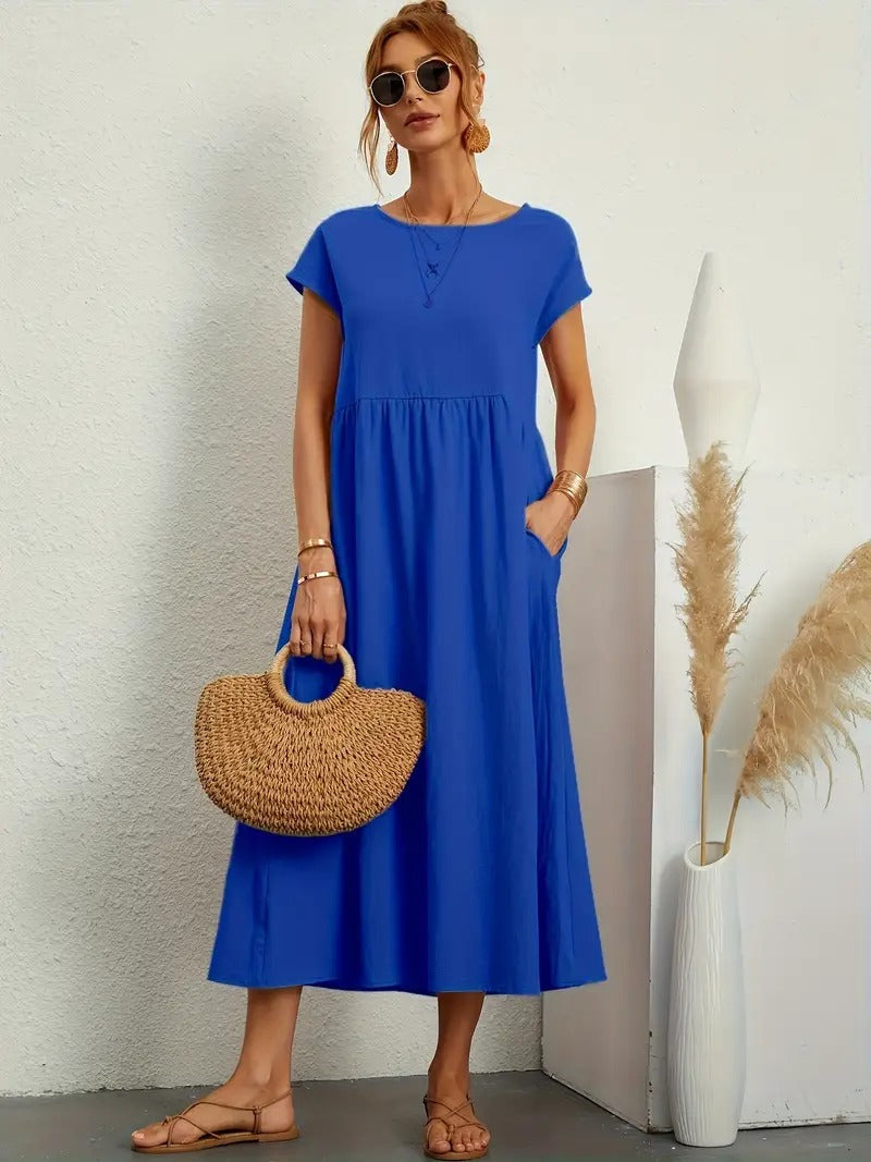 Abito in Lino Premium con Tasche