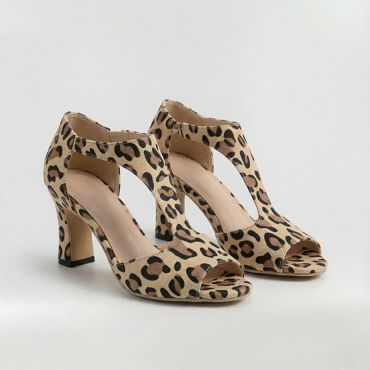 Sandali donna con tacco medio e punta aperta scarpe eleganti da sera e cerimonia