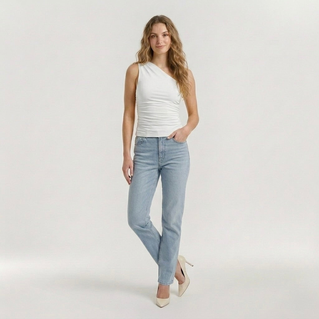Top Canotta da Donna Slim Fit – Maglia Senza Maniche Basic Estiva