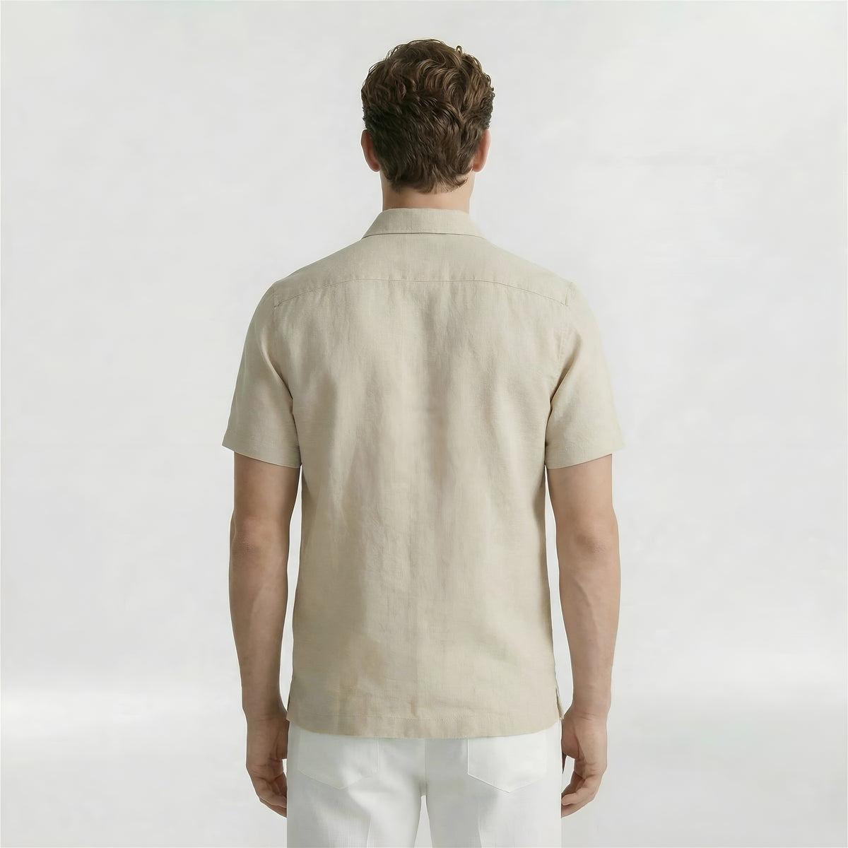 Polo Uomo Maniche Corte in Cotone Maglia Polo Casual con Colletto Bottoni Uomo