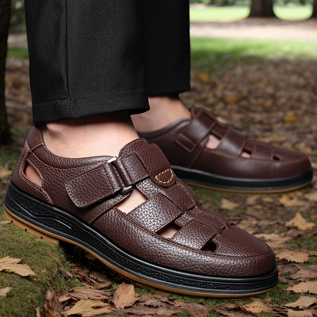 Sandali da pescatore in pelle da uomo – Eleganti e traspiranti