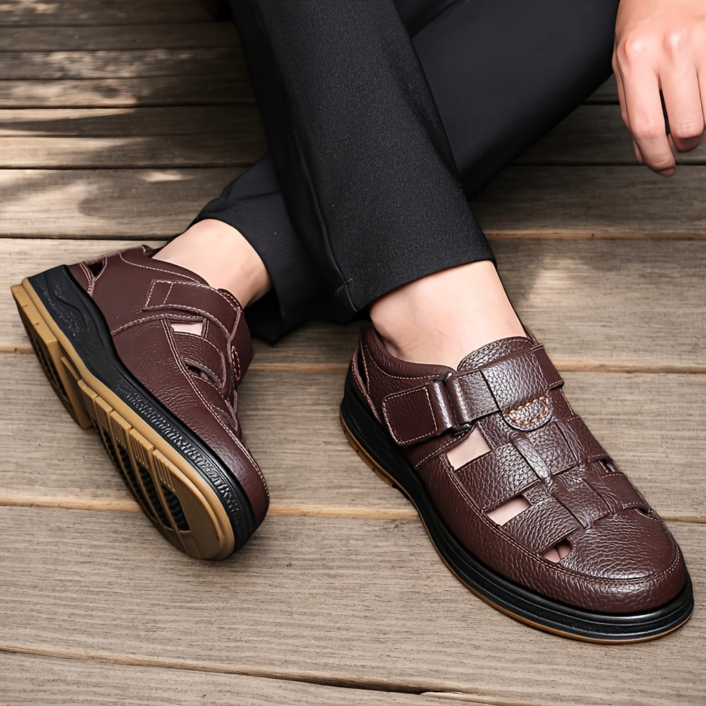 Sandali da pescatore in pelle da uomo – Eleganti e traspiranti