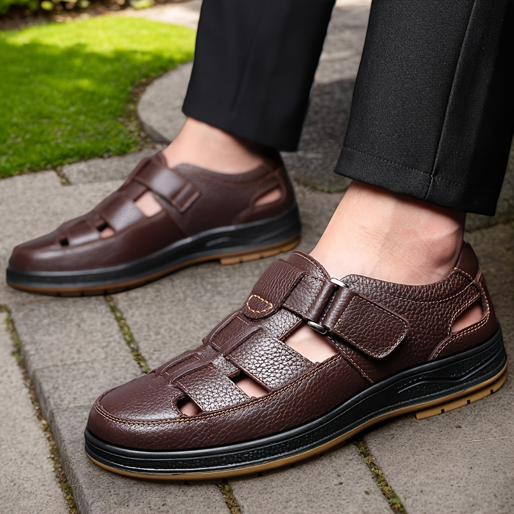 Sandali da pescatore in pelle da uomo – Eleganti e traspiranti