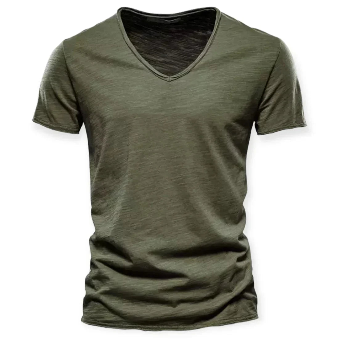 T-shirt da uomo con scollo a V