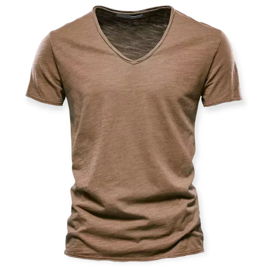 T-shirt da uomo con scollo a V