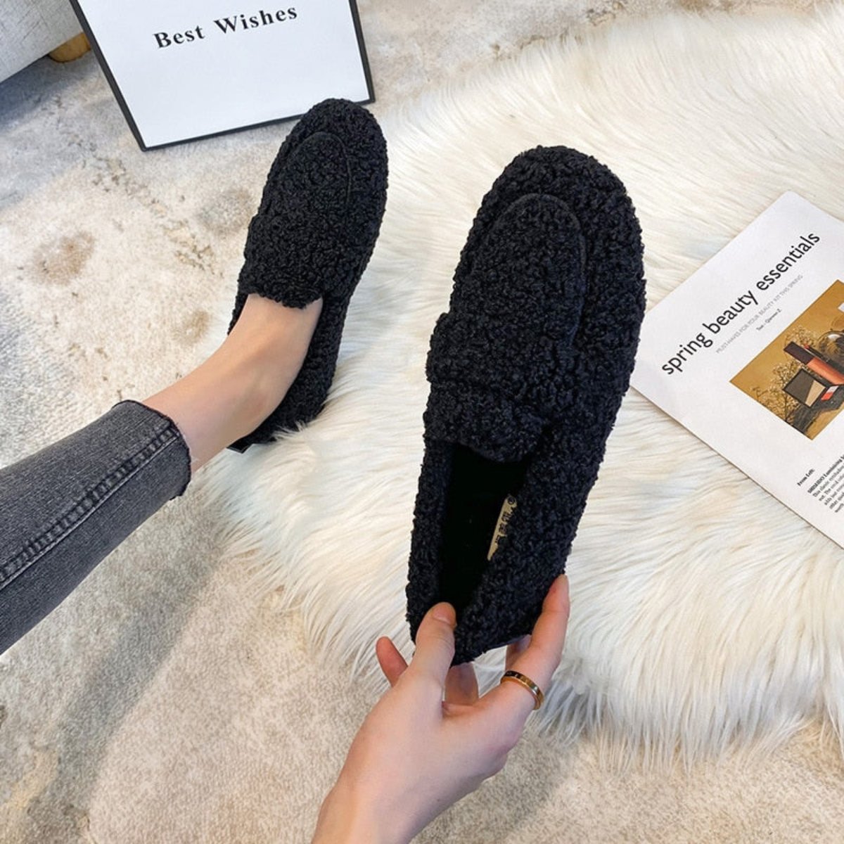 Elisja Scarpe Calde in Peluche