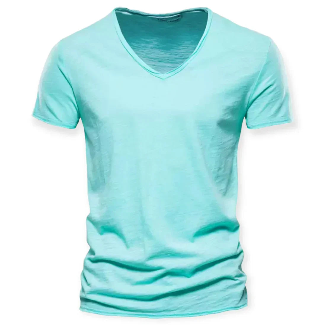 T-shirt da uomo con scollo a V