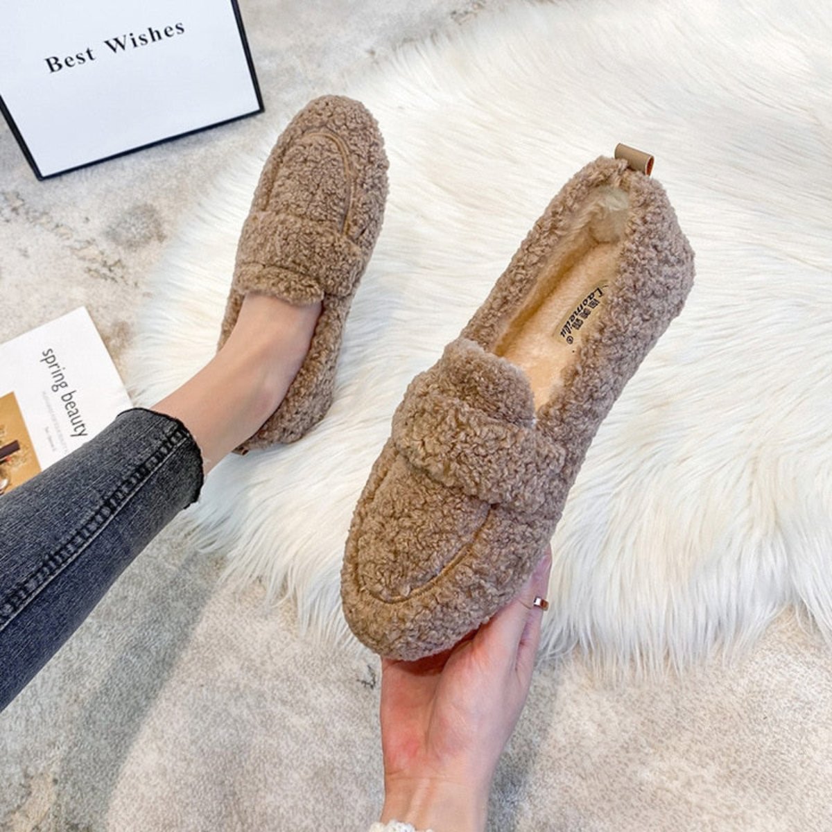 Elisja Scarpe Calde in Peluche