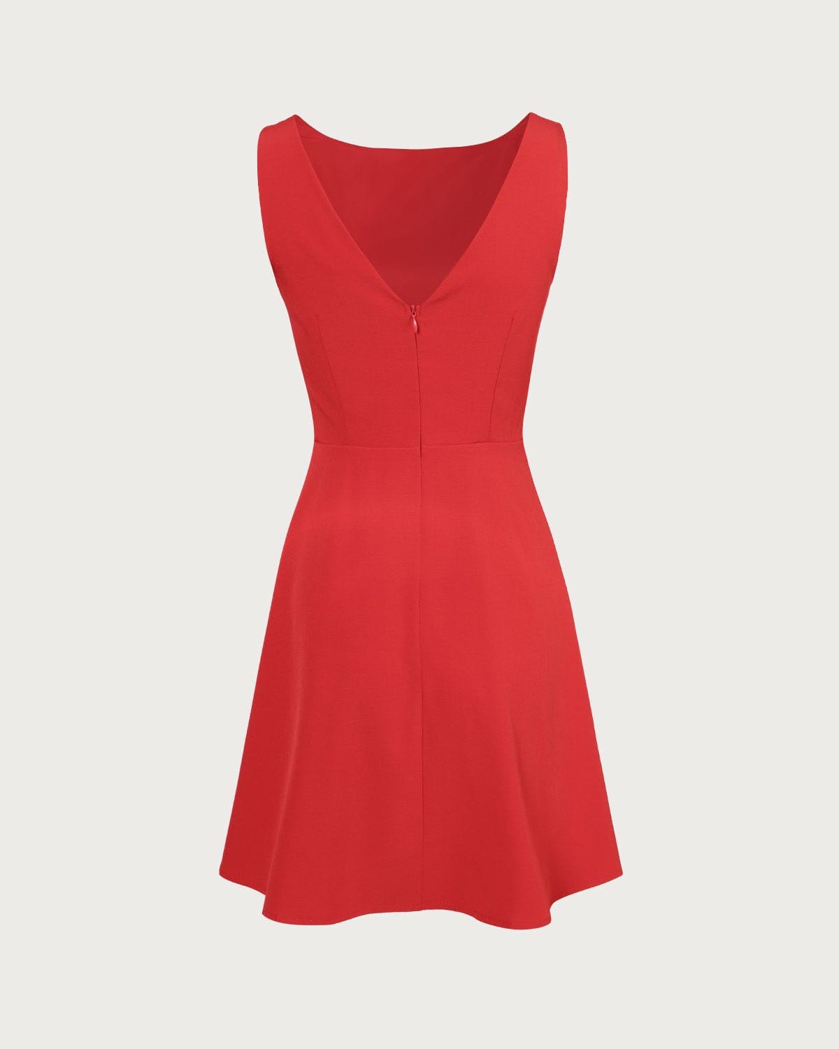 Joy | Sleeveless Boat Neck High Waist Ladies Day Mini Dress