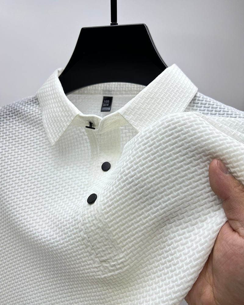 Camicia Estiva Elegante in Seta con Maglia di Lusso
