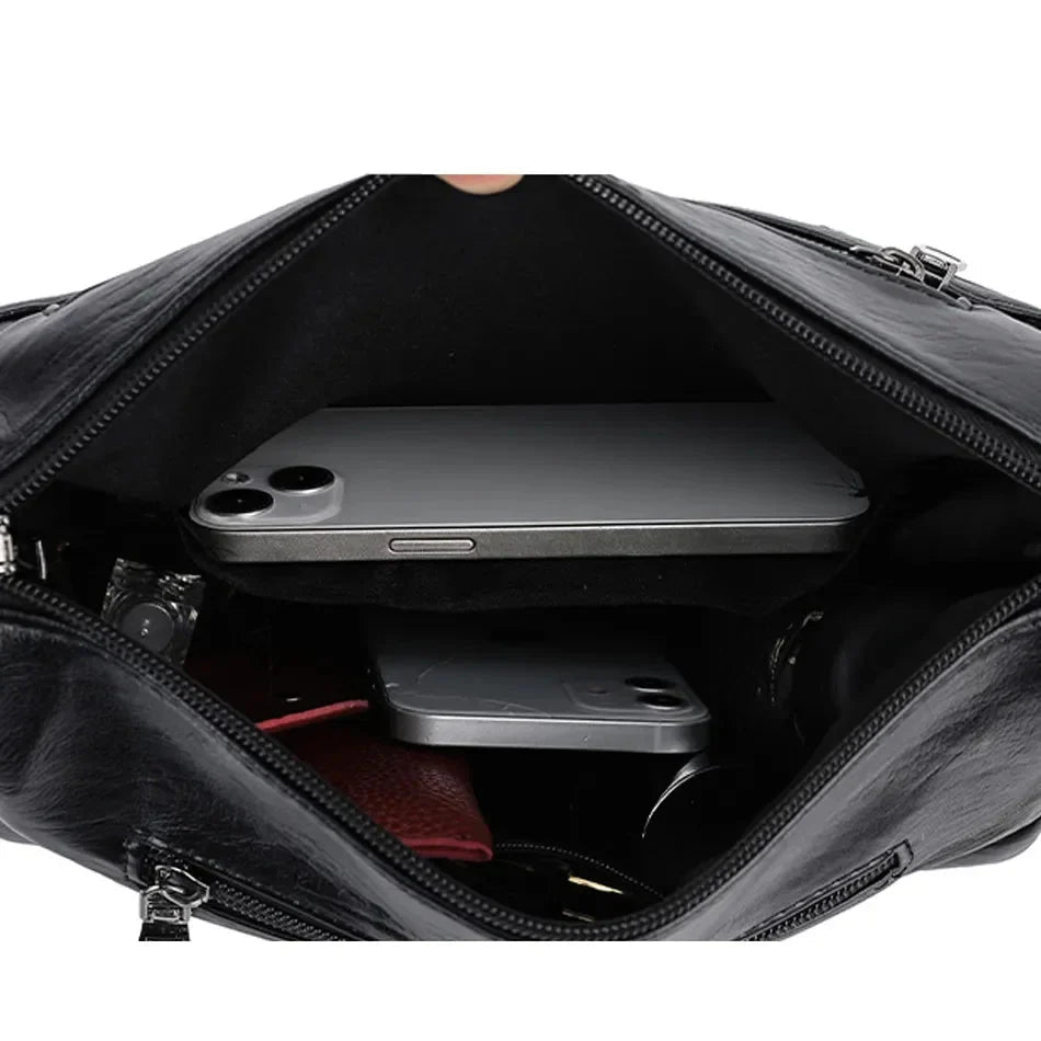 Borsa a Tracolla in Morbida Pelle di Lusso