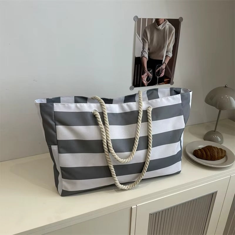 Borsa da Spiaggia Impermeabile - Grande Capacità con Tasche
