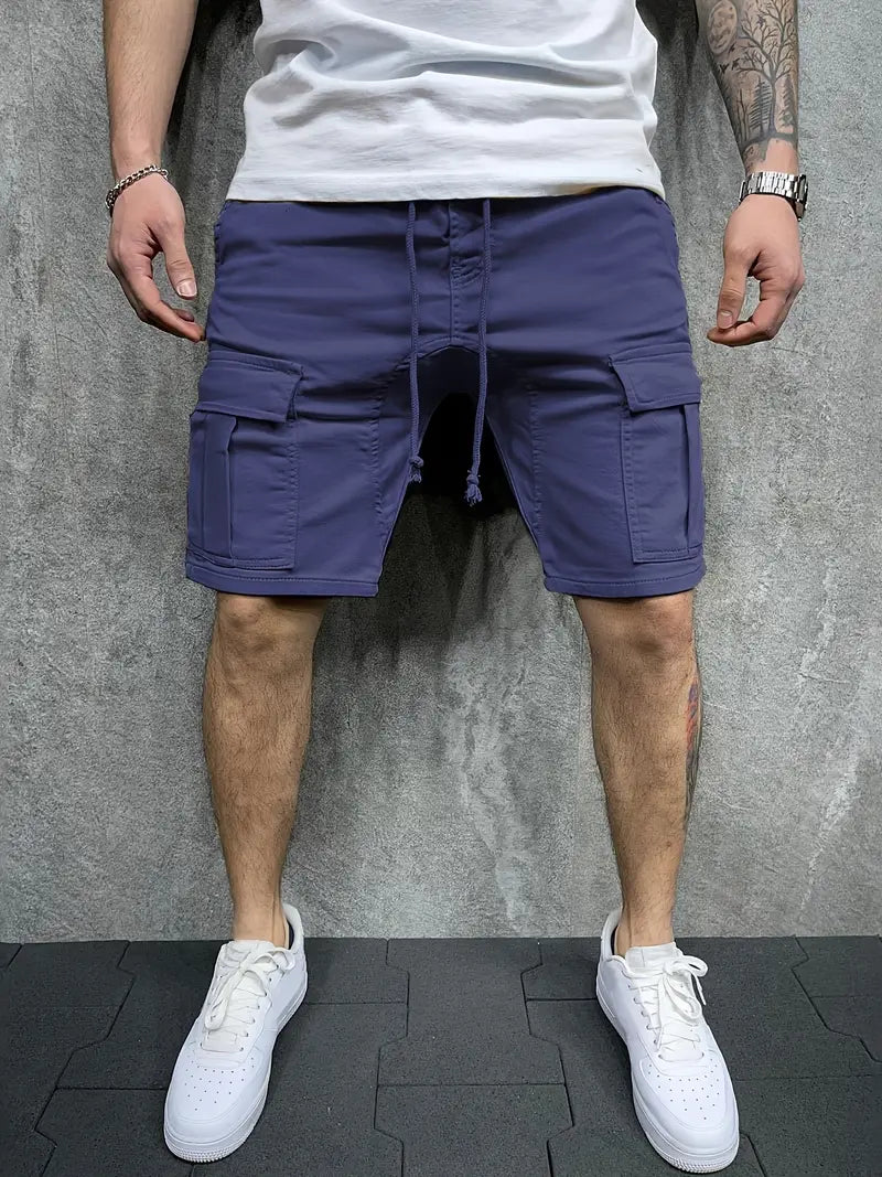 Pantaloncini Cargo da Uomo con Coulisse