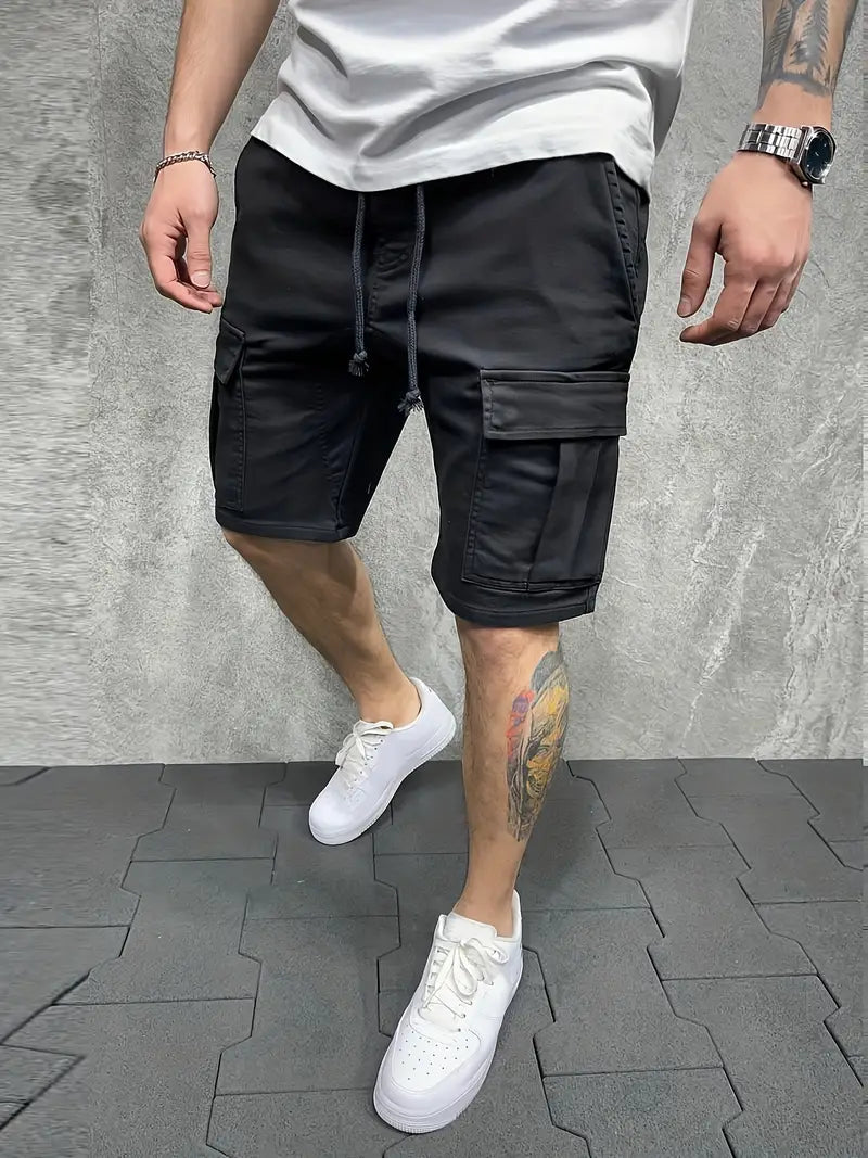 Pantaloncini Cargo da Uomo con Coulisse