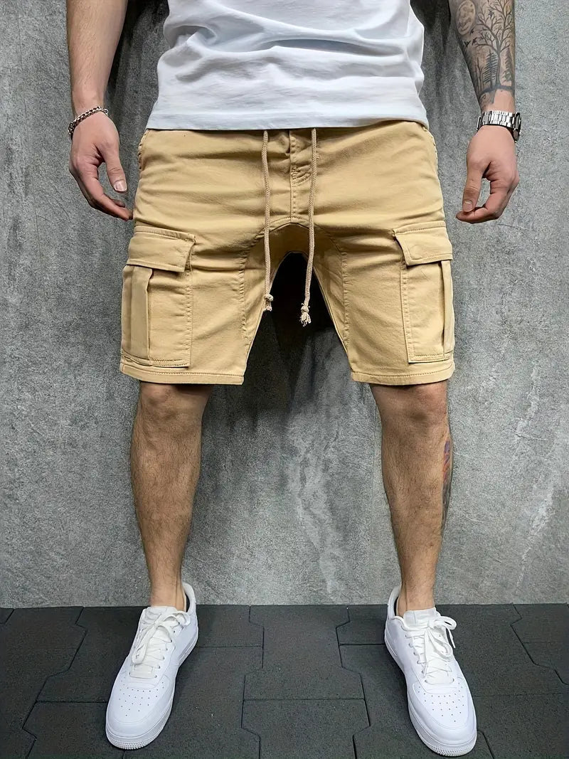 Pantaloncini Cargo da Uomo con Coulisse