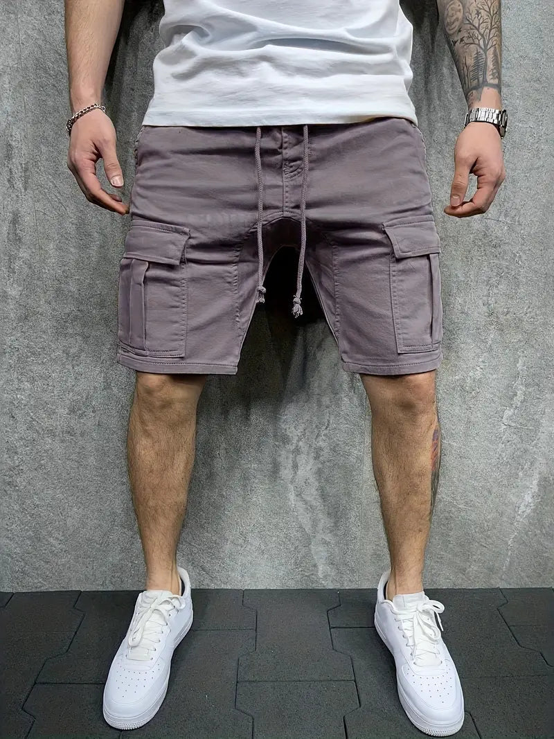 Pantaloncini Cargo da Uomo con Coulisse
