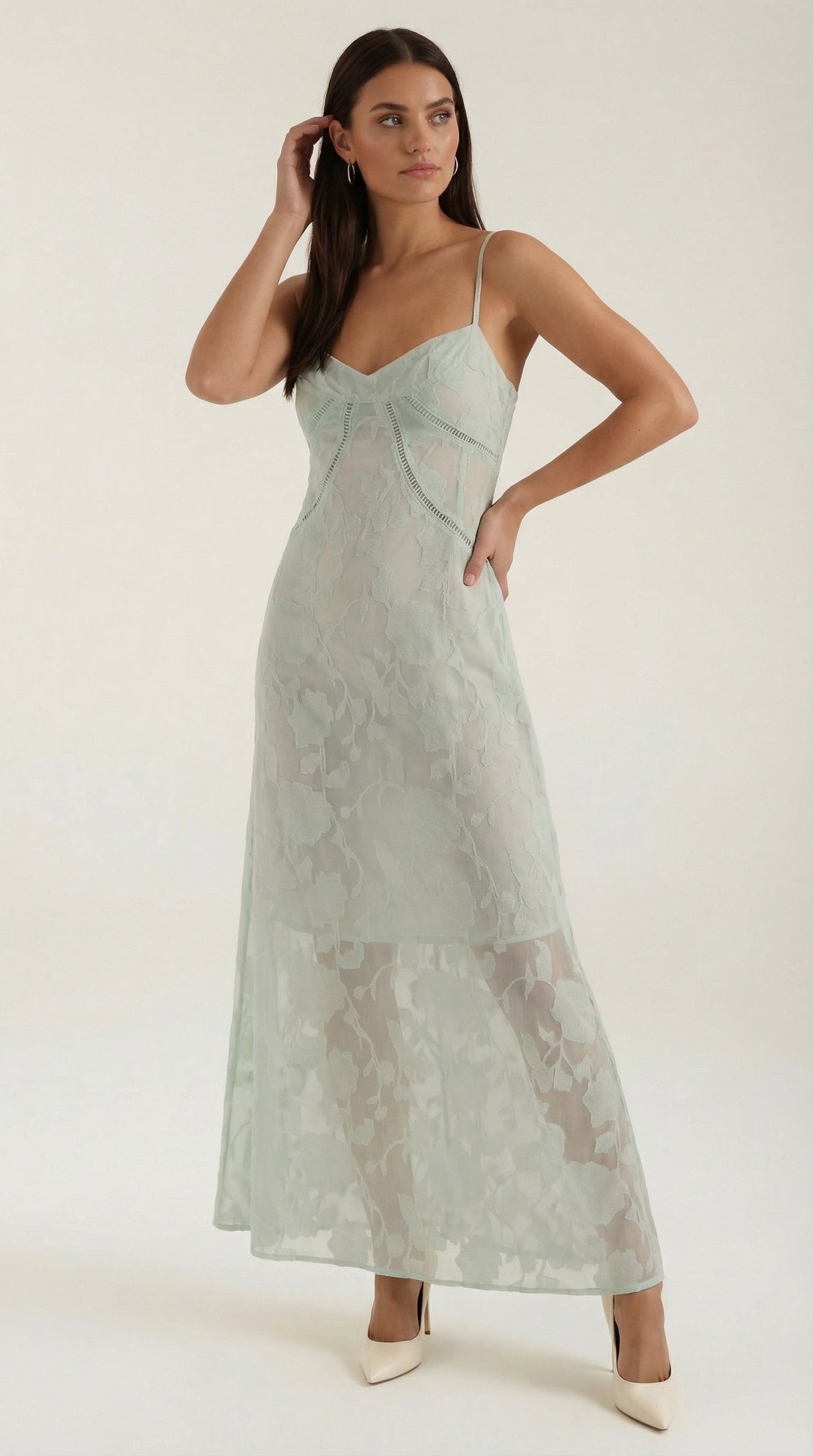 Arabelle Vestito Maxi in Tessuto Jacquard