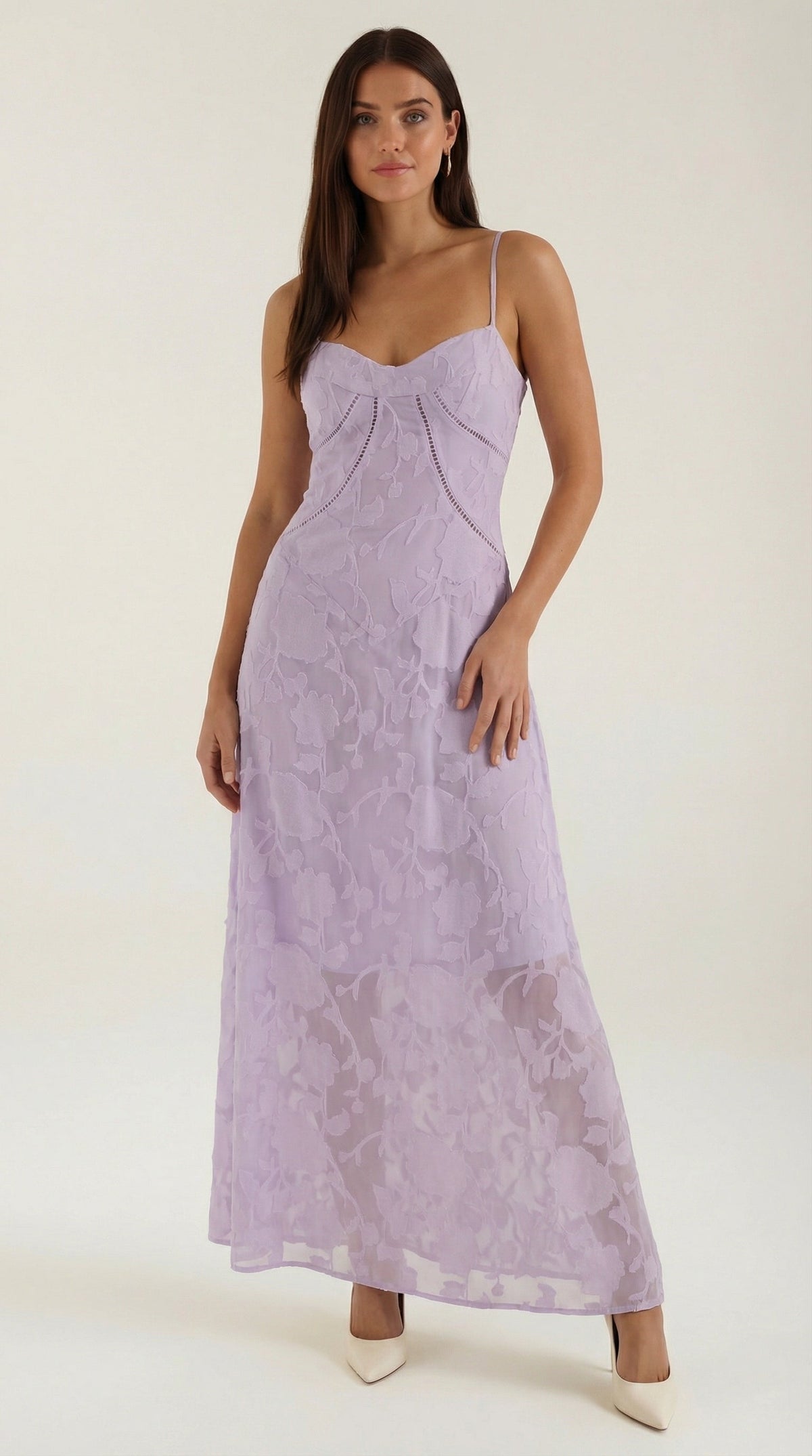 Arabelle Vestito Maxi in Tessuto Jacquard