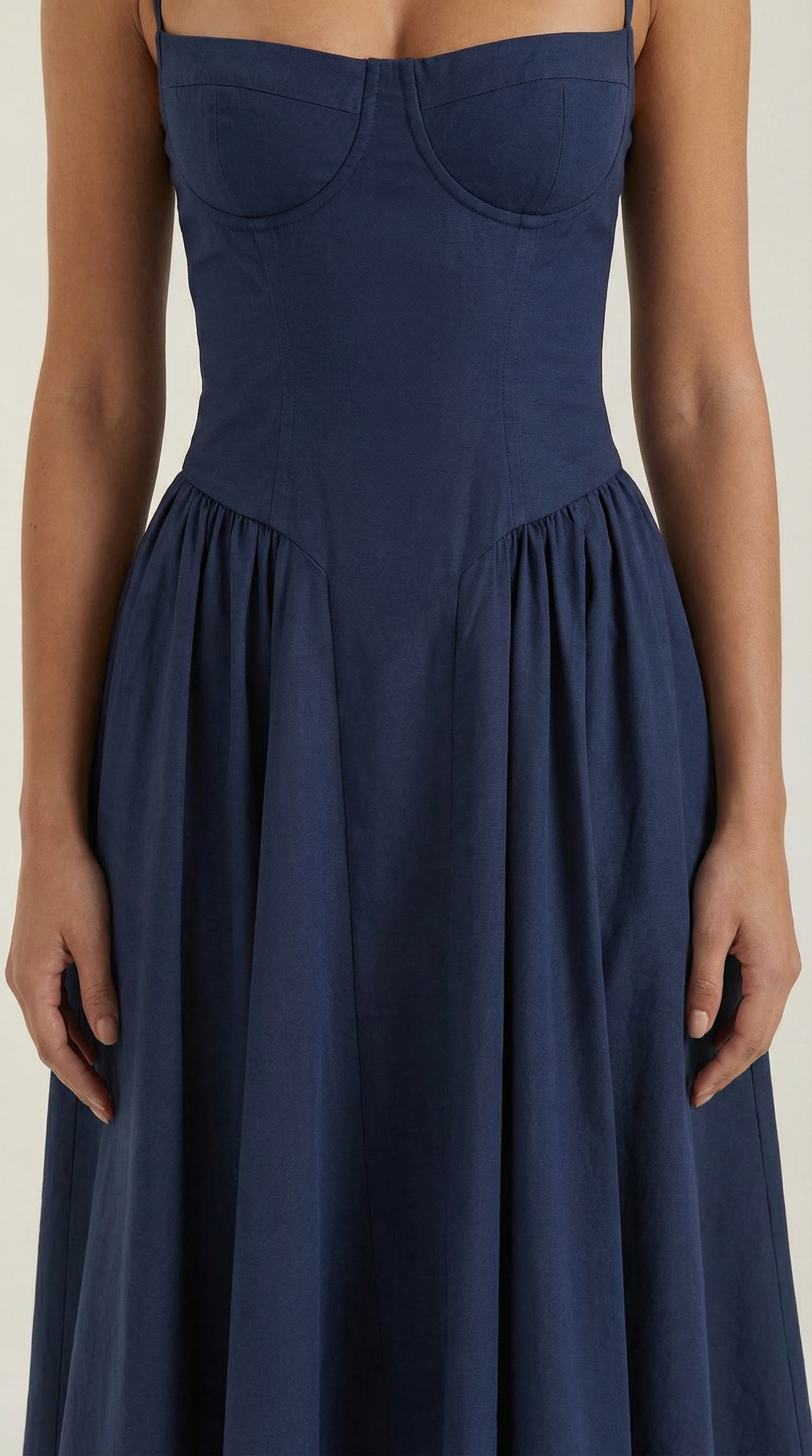 Odette Vestito Midi con Corpetto