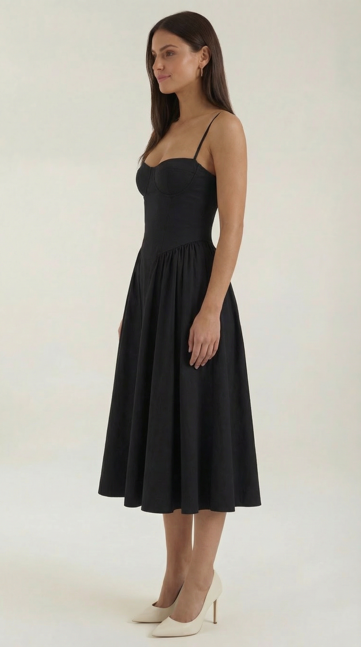 Odette Vestito Midi con Corpetto