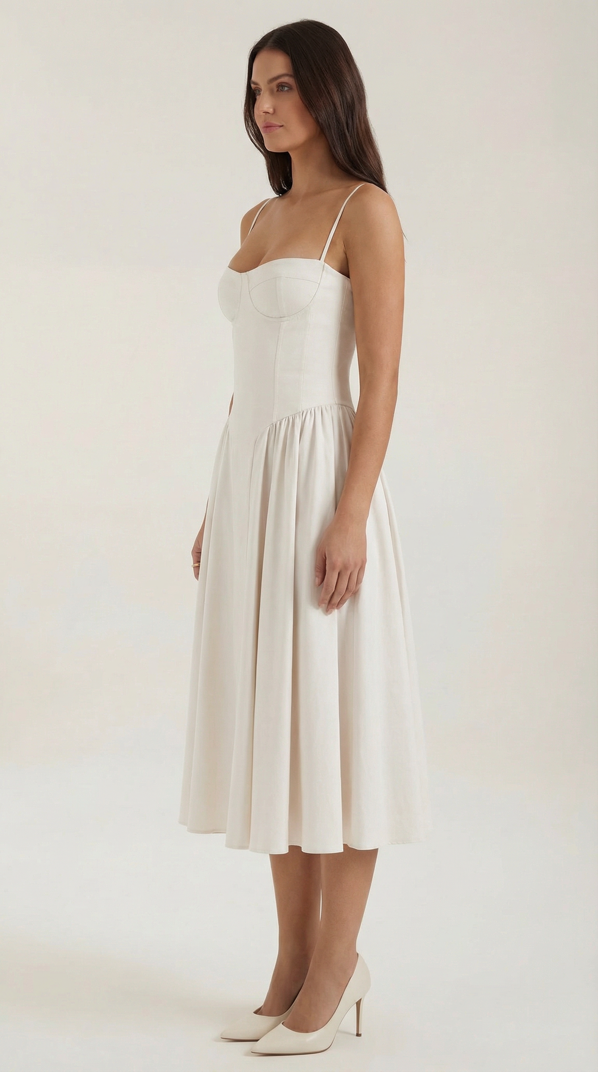 Odette Vestito Midi con Corpetto