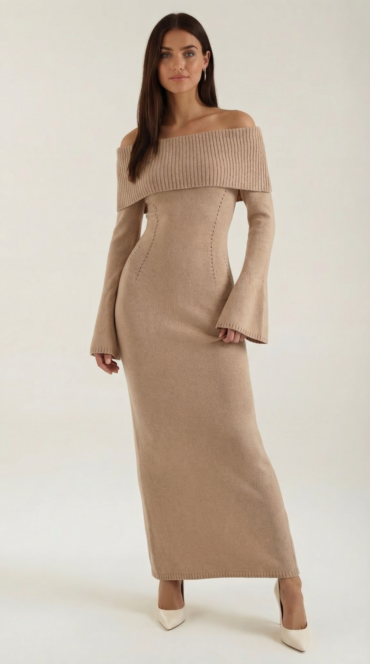 Quinlan Maxi Abito in Maglia
