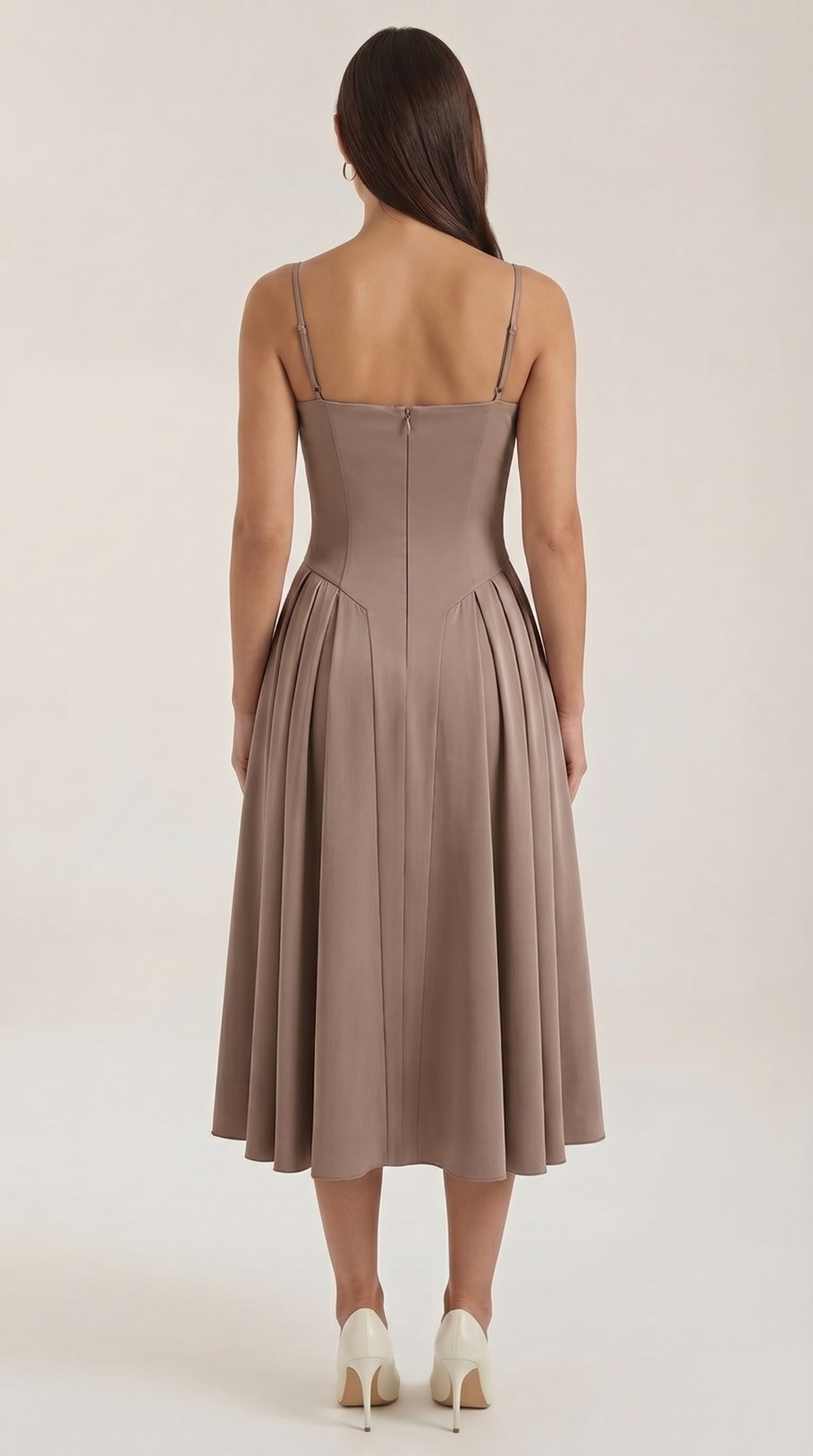 Odette Vestito Midi con Corpetto