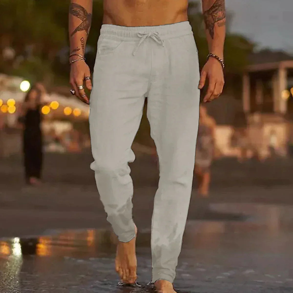 Pantaloni in lino da uomo classici – Intramontabili, freschi e versatili per un look urbano