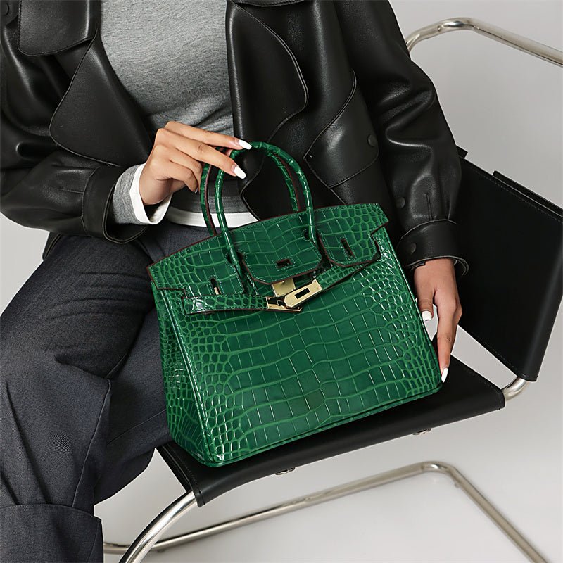 Borsa a mano di lusso in vera pelle da donna - Elegante e funzionale