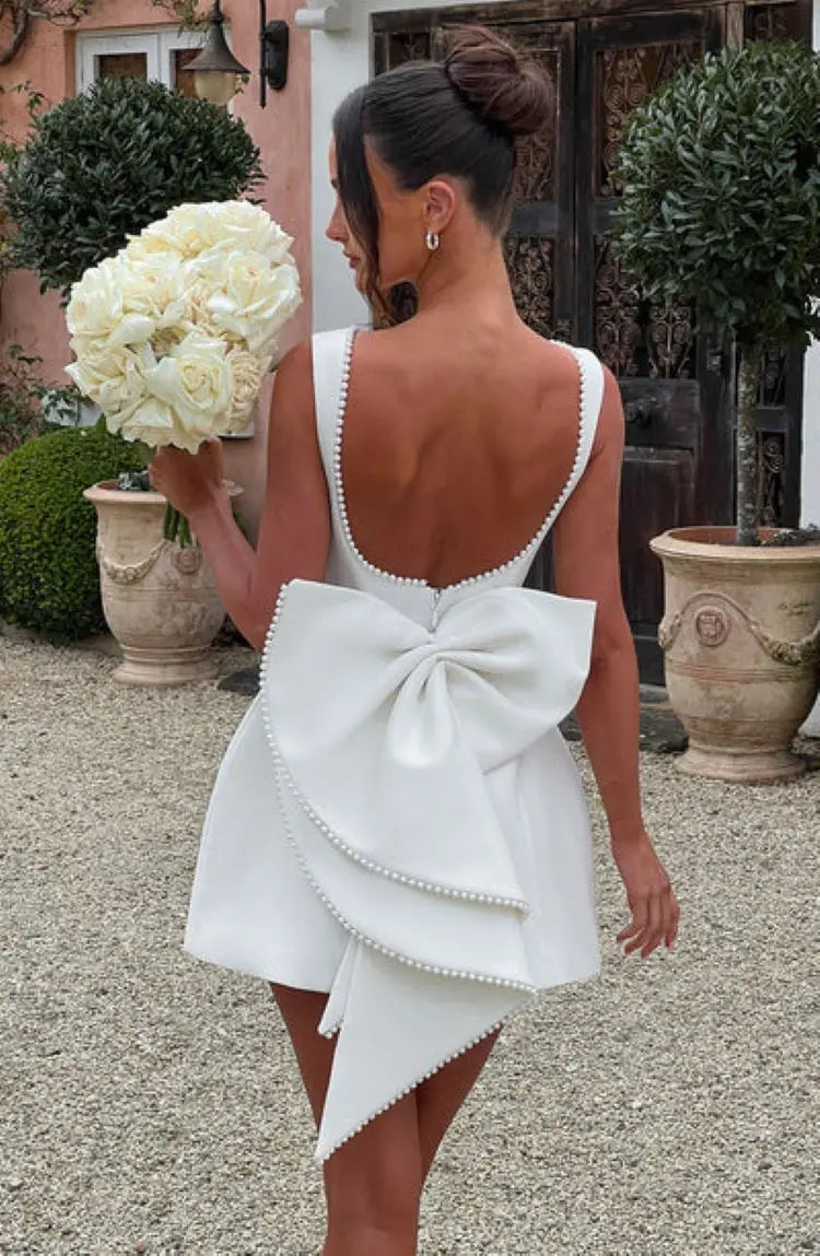 Abito Mini a Trapezio da Invitata a un Matrimonio