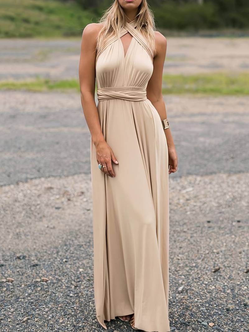 Abito da sera lungo dalla silhouette elegante per donna