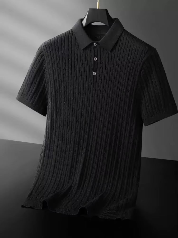 Loric Cotton Polo - Redwood Main