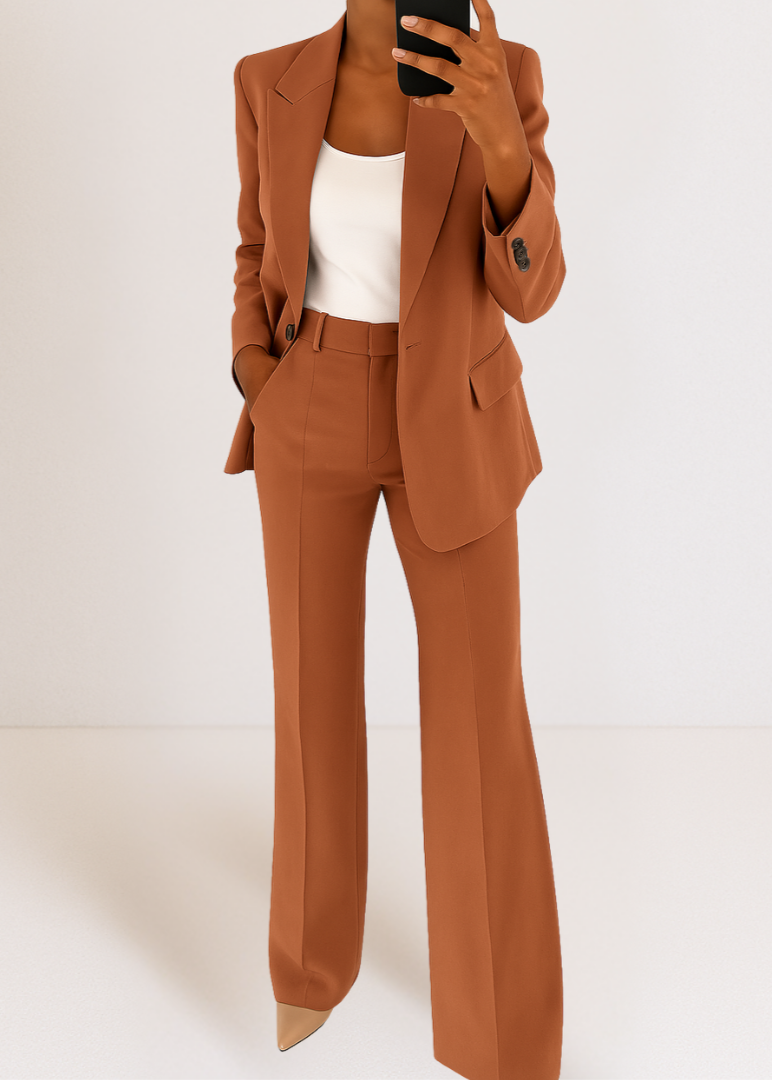 Set Coordinato Blazer Sartoriale e Pantaloni da Donna