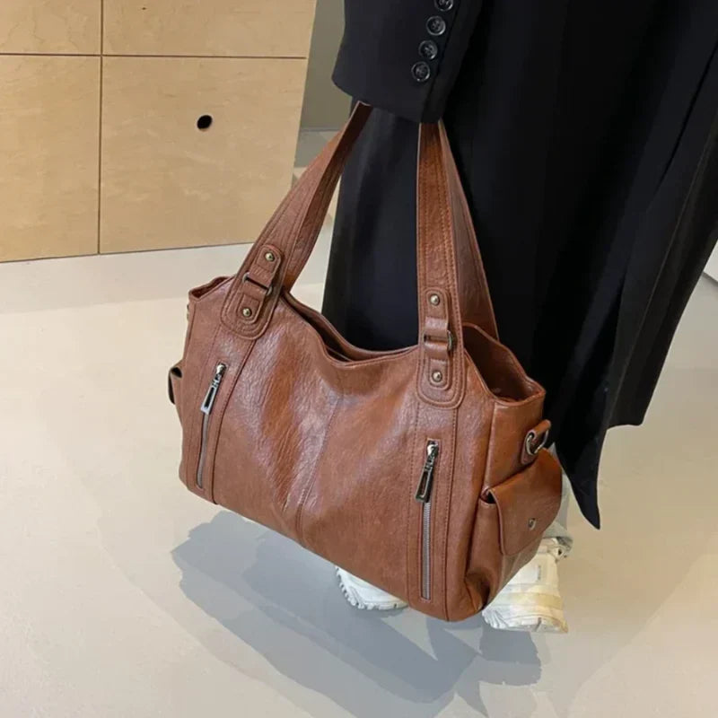 Borsa a Tracolla da Donna – Elegante Borsa in Pelle con Tracolla Regolabile e Design Spazioso
